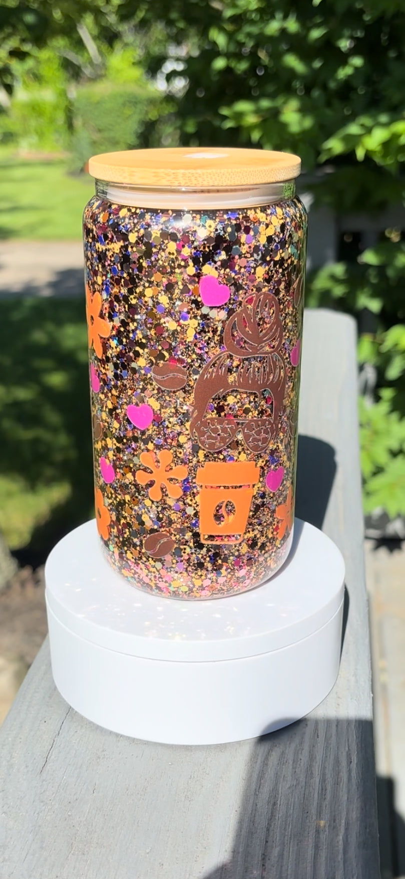 First Coffee Then Mom Sh*t Snow Globe Tumbler