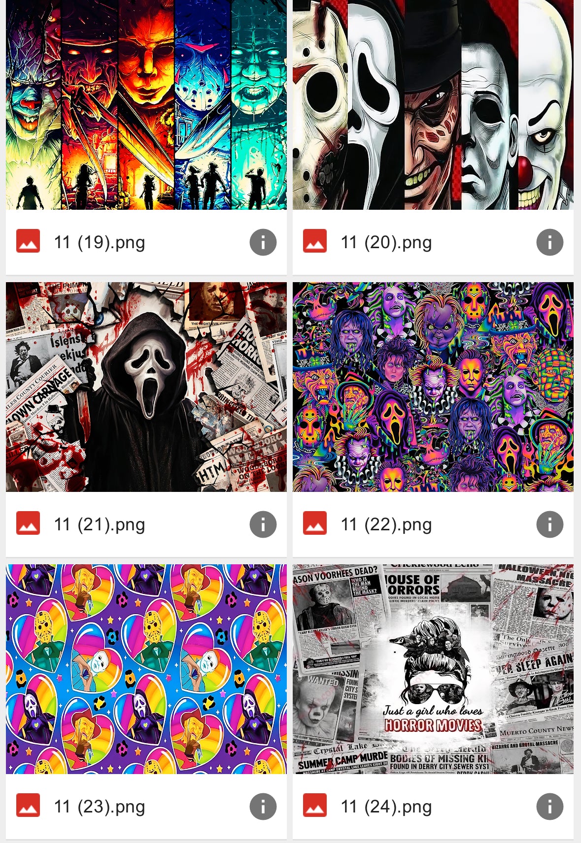 Halloween Horror Friends Tumbler-72 designs
