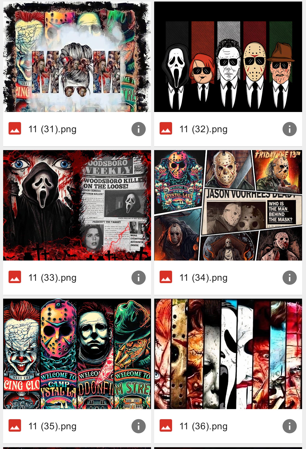 Halloween Horror Friends Tumbler-72 designs