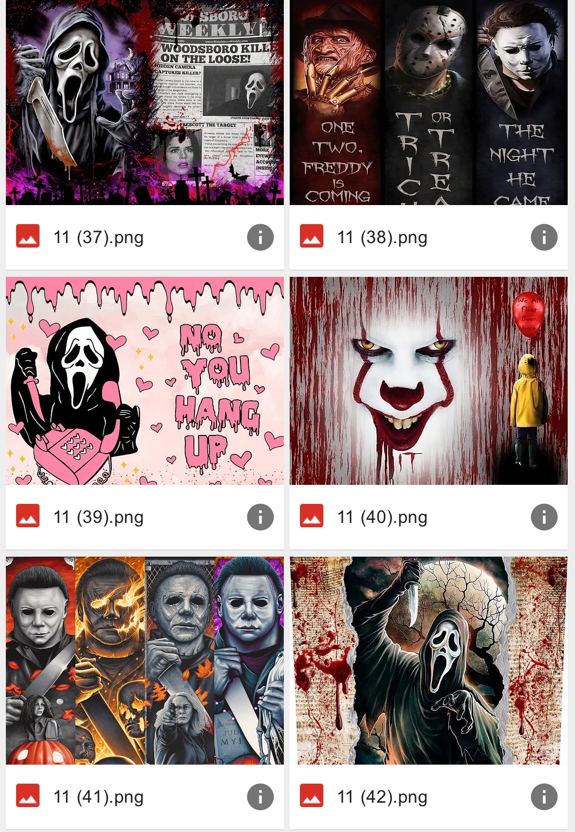 Halloween Horror Friends Tumbler-72 designs