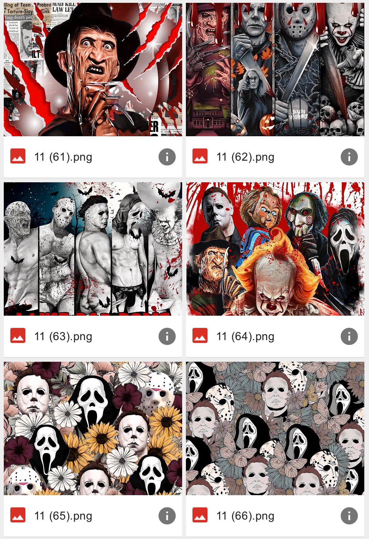 Halloween Horror Friends Tumbler-72 designs
