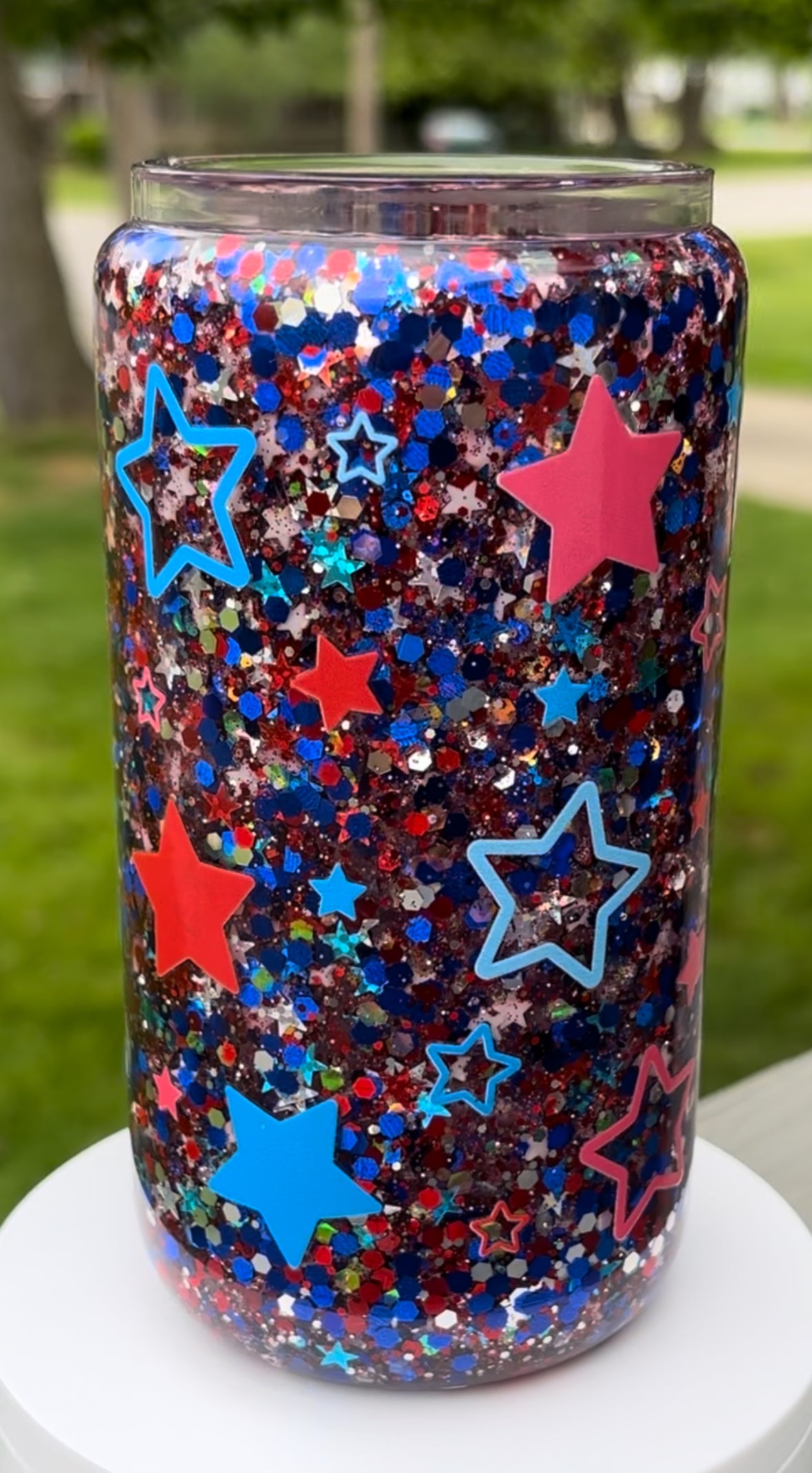 Starry Night Snow Globe Tumbler
