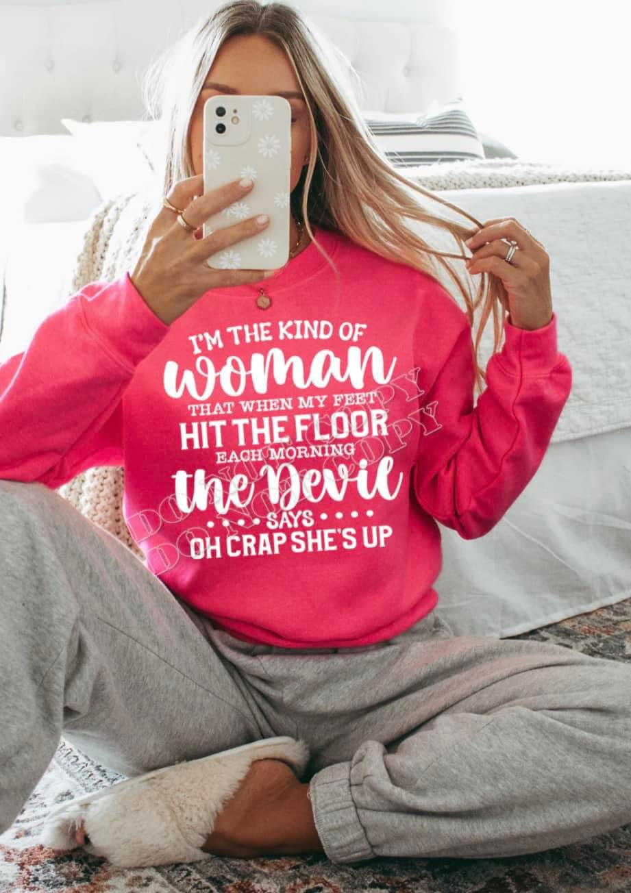 Oh Crap, She’s Up Adult Shirt