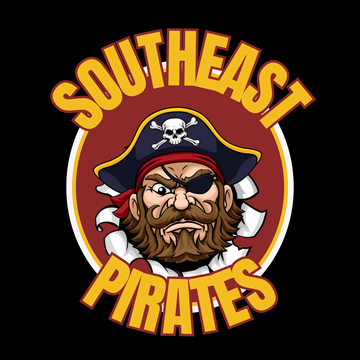 Southeast Pirates Car Decal
