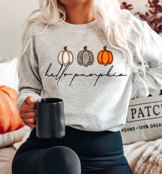 Hello Pumpkin Adult Shirt