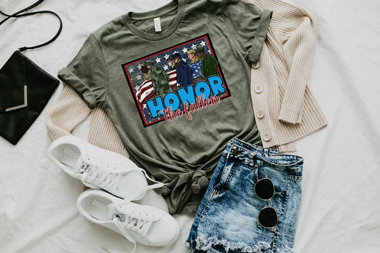 Honor the Fallen Adult Shirt