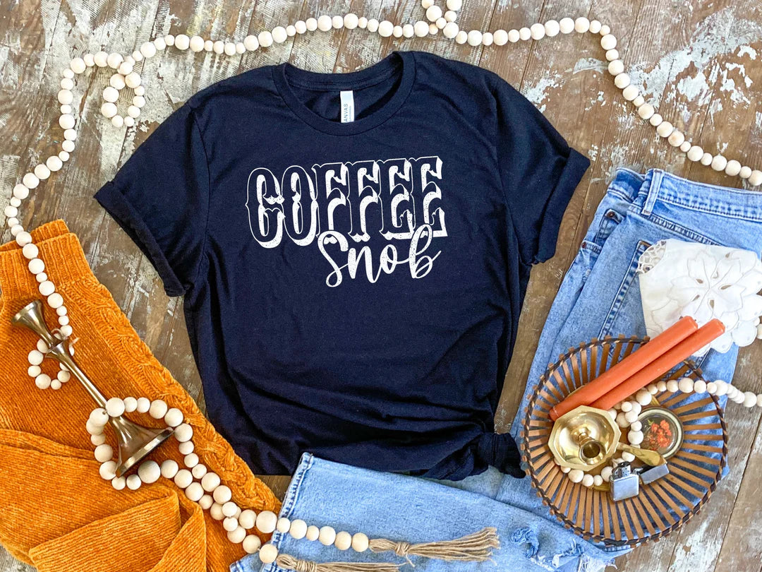 Coffee Snob Adult Shirt
