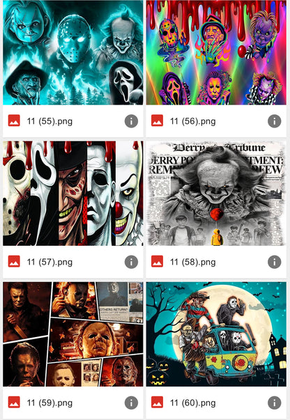 Halloween Horror Friends Tumbler-72 designs