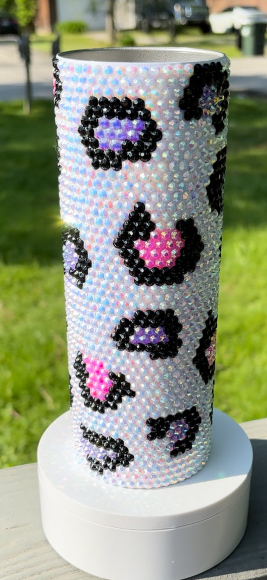 Leopard Rhinestone 20oz Tumbler