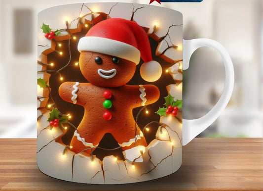 Gingerbread Man Coffee Mug