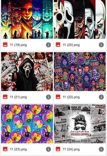 Halloween Horror Friends Tumbler-72 designs