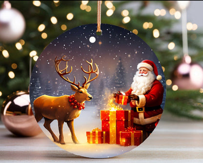 Variety of Ceramic Christmas Ornaments