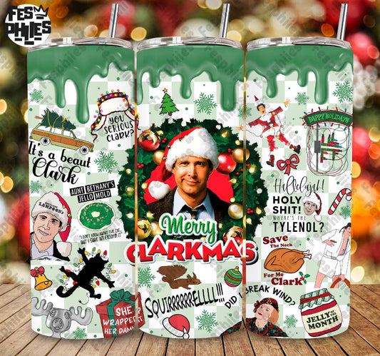Merry Clarkmas 20oz Tumbler