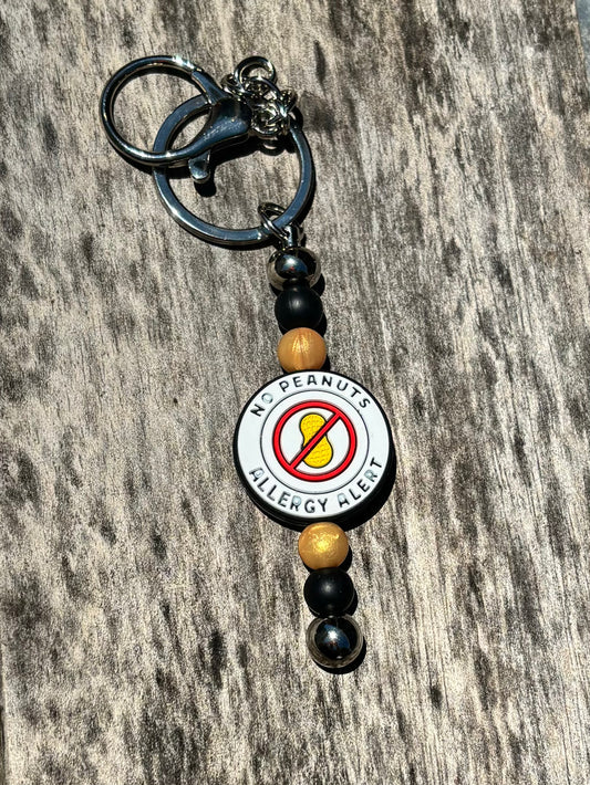 Peanut Allergy Alert Keychain