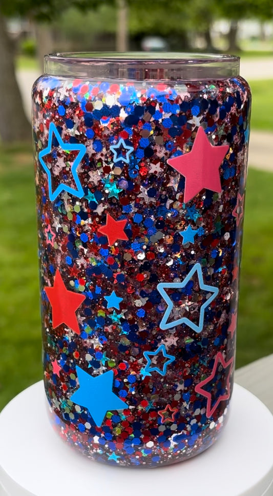 Starry Night Snow Globe Tumbler