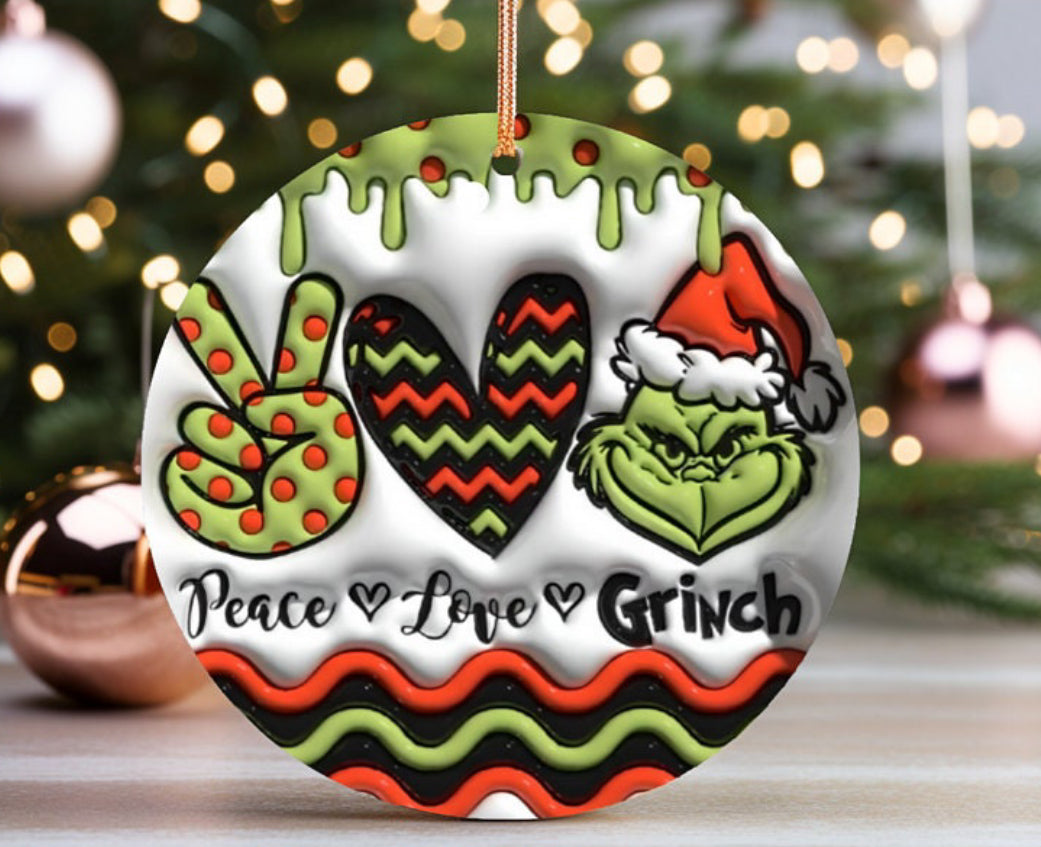 Variety of Ceramic Christmas Ornaments