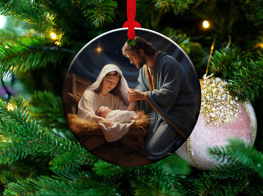 Variety of Ceramic Christmas Ornaments