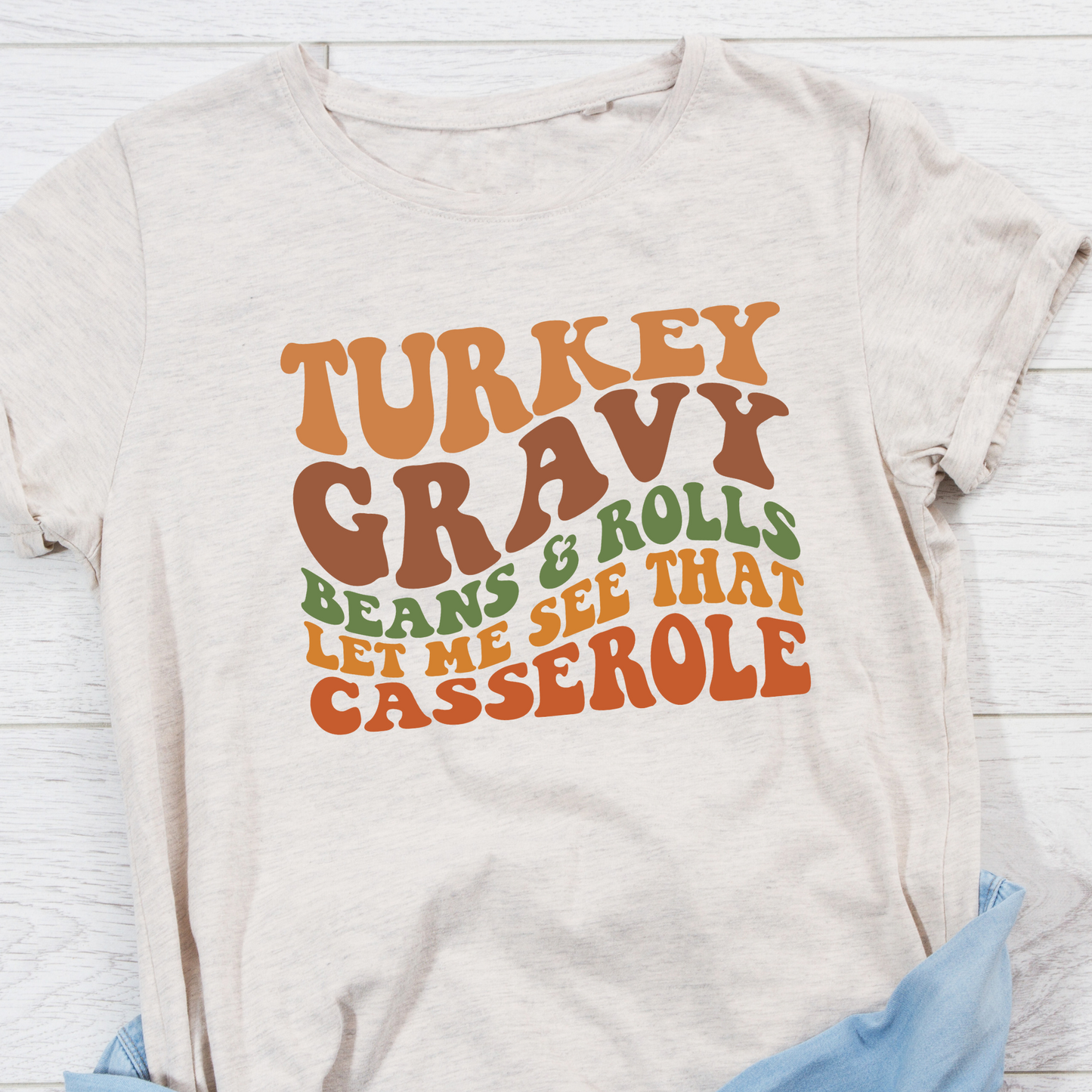 Turkey, Gravy Adult Shirt