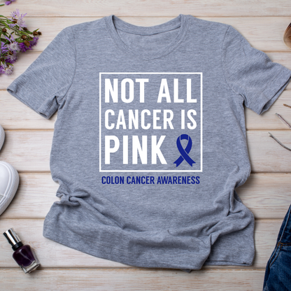 Colon Cancer Awareness Adult TShirts-Proceeds go to the American Cancer Society