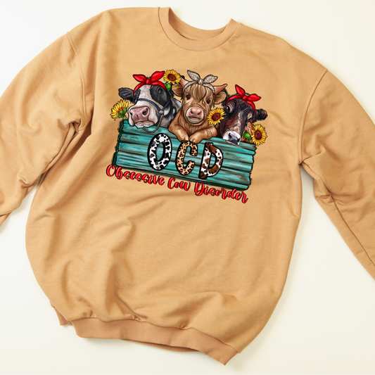 Obsessive Cow Disorder Adult Shirt
