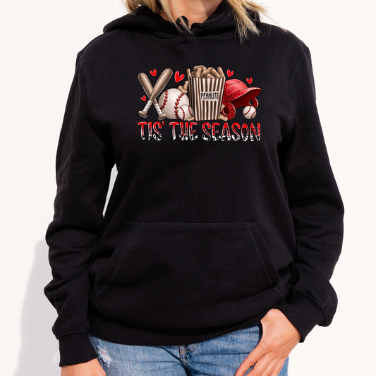 Tis’ the Season Baseball and Peanuts Adult Shirt