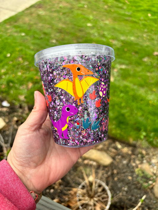 Dino Snow Globe Tumbler