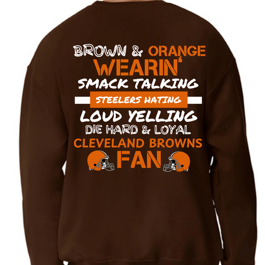 Brown and Orange Wearin’ Adult Shirt
