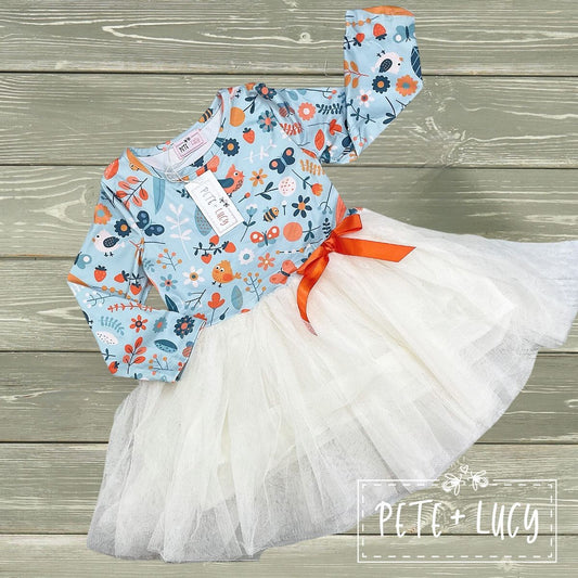 Birds and Bloom Tulle Dress