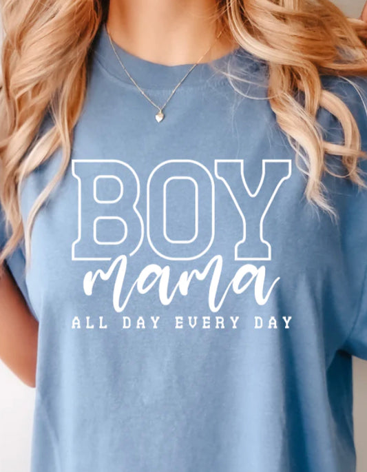 Boy MAMA All Day Every Day Adult Shirt