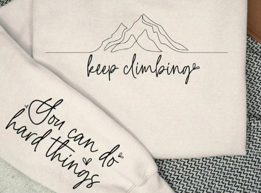 Keep Climbing Adult Shirt