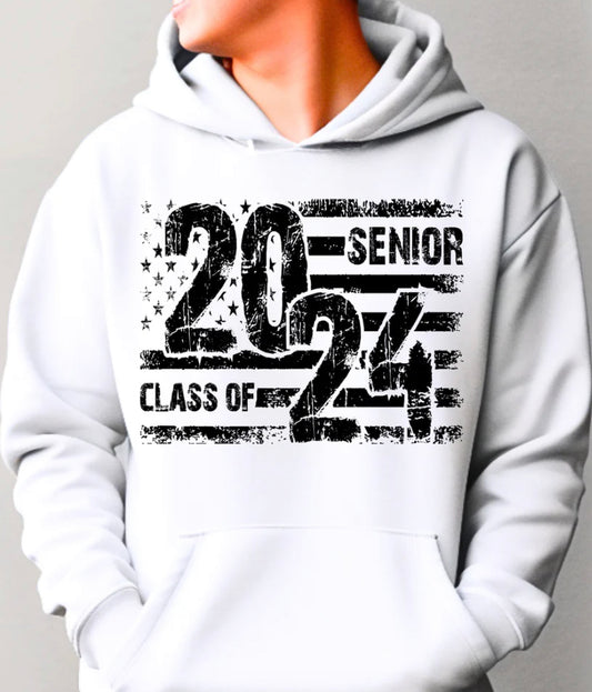 Senior Class of 2024 Flag Adult Shirt