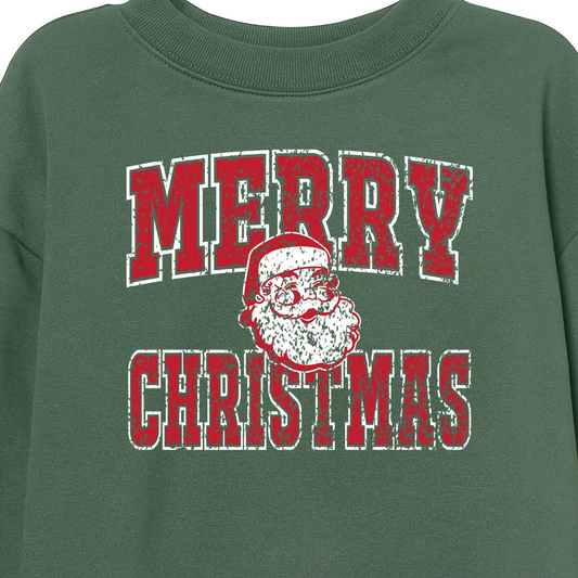 Distressed Merry Christmas Adult Shirt