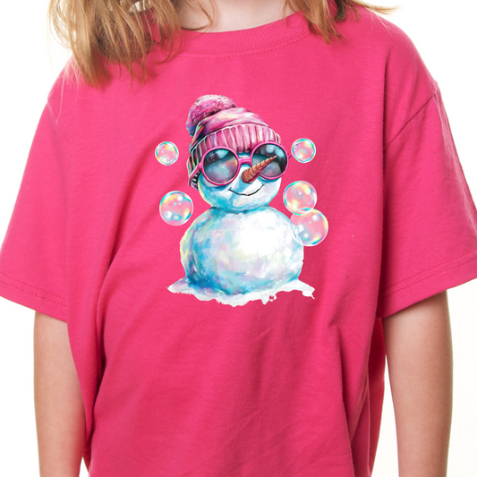 Bubblegum Snowman Children's Shirt